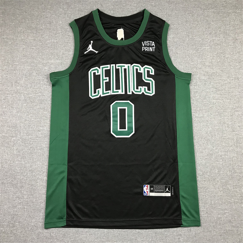 Men Boston Celtics #0 Tatum Black Jordan Brand 2025 NBA Jersey style 2->boston celtics->NBA Jersey